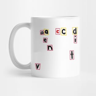 Typography says Vaccinated Mug